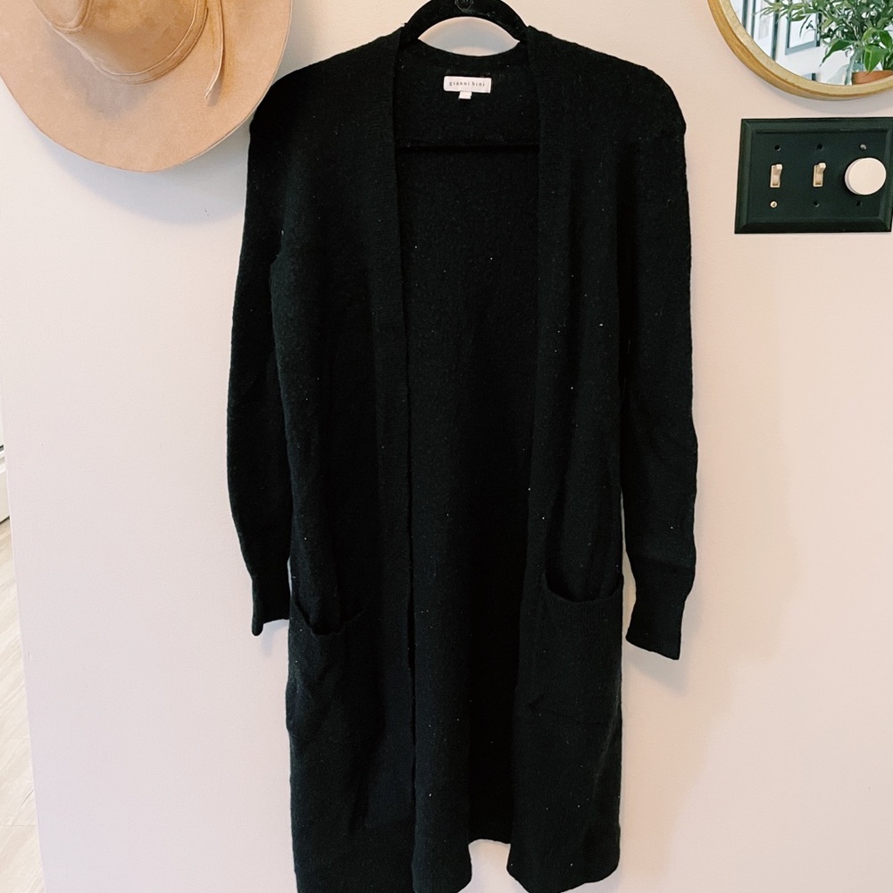 Black cozy cardigan